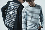 Patchwork Back Panel Blazer — Navy