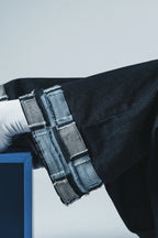 Patchwork Hem Denim Jeans