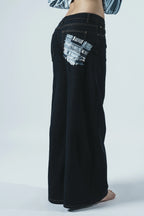 Side Patch Denim Jeans