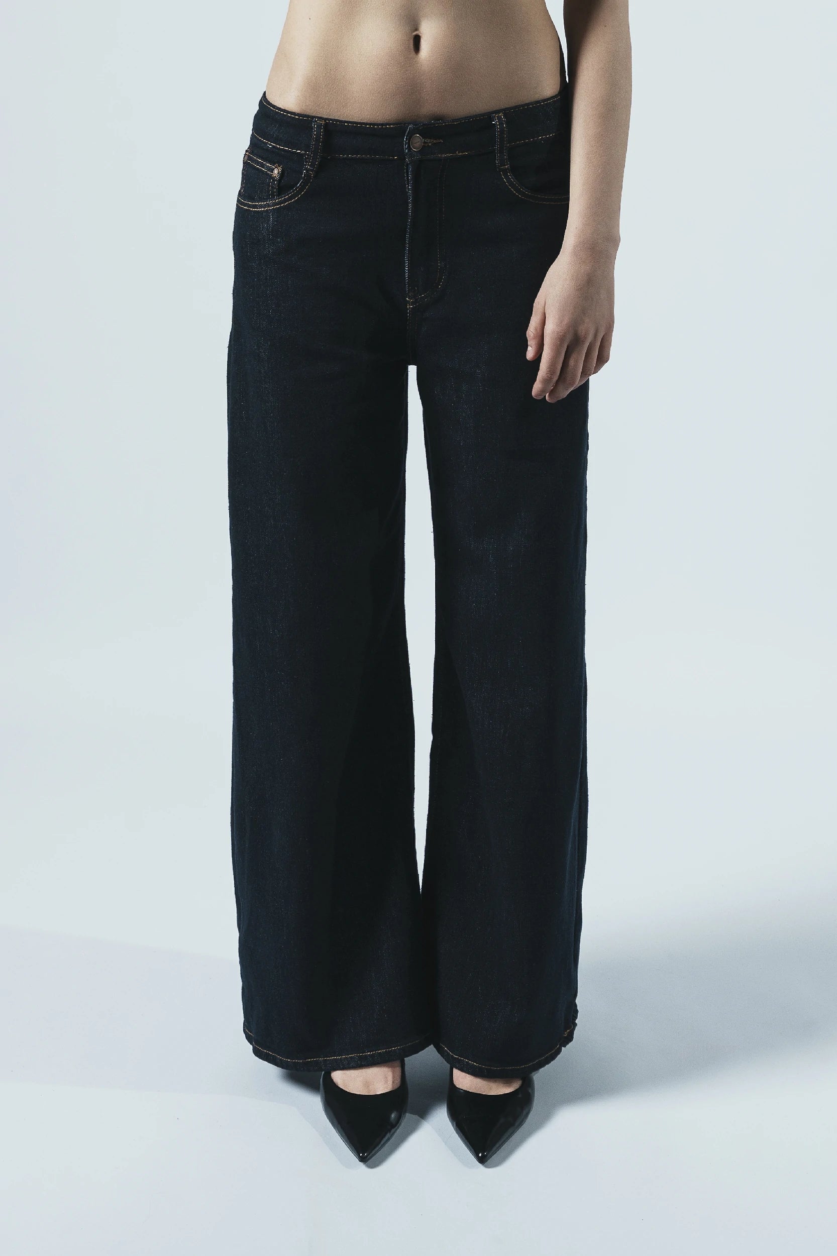 Side Patch Denim Jeans