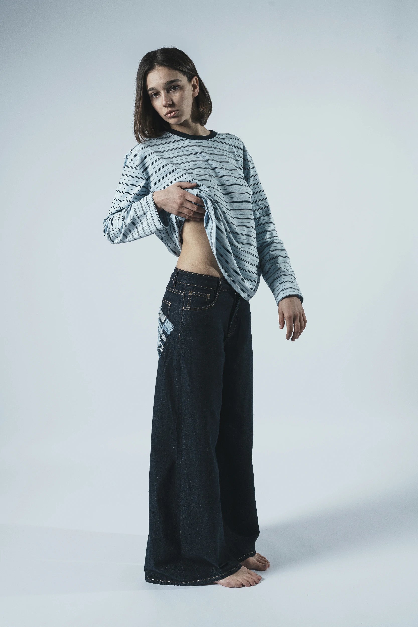 Striped Patchwork Long Sleeve